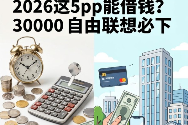 黑户征信黑户哪个app能借钱?2026这5个平台必下30000