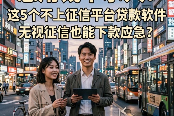 急用钱不求人!这5个不上征信平台贷款软件,无视征信也能下款应急