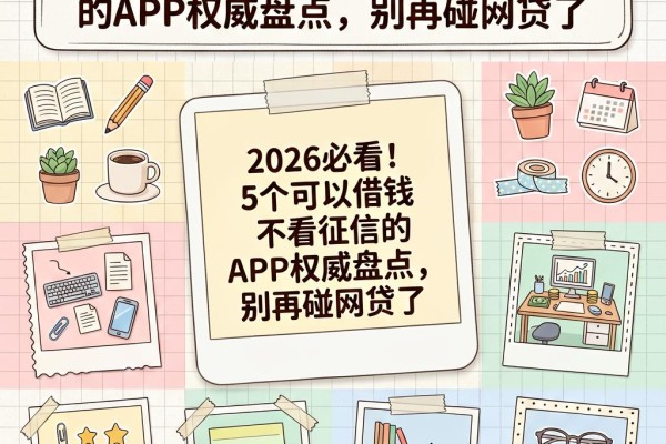 2026必看!5个可以借钱不看征信的APP权威盘点,别再碰网贷了