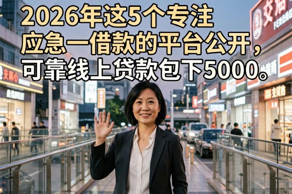 急用钱必看!2026年这5个专注应急借款的平台公开,可靠线上贷款包下5000