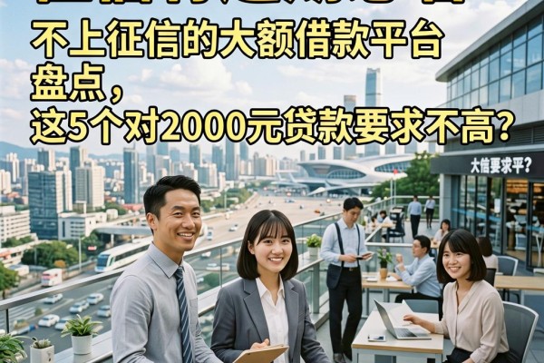 征信有逾期必看!不上征信的大额借款平台盘点,这5个对2000元贷款要求不高
