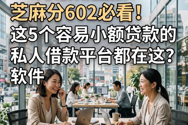 4月最新盘点:芝麻分602必看!这5个容易小额贷款的软件有哪些?私人借款平台都在这