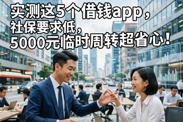 有社保就能贷20万？实测这5个借钱App，社保要求低，5000元临时周转超省心！