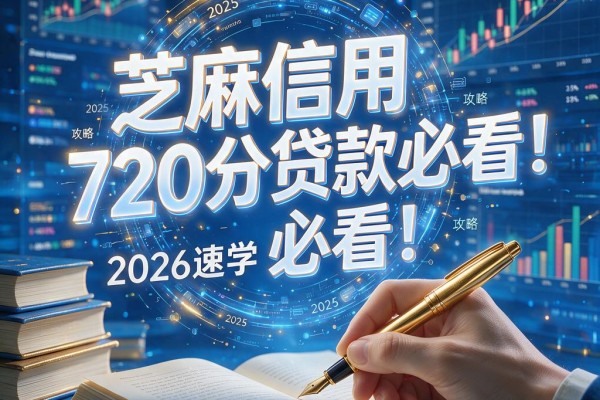 芝麻信用720分贷款必看！2026速学攻略：5个正规苹果ID贷款微信渠道专业解析