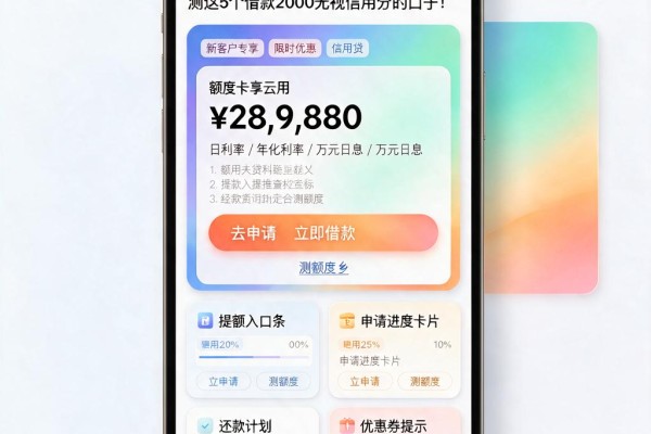 什么软件贷款不用信用分?2026最新实测这5个借款2000无视信用分的口子!