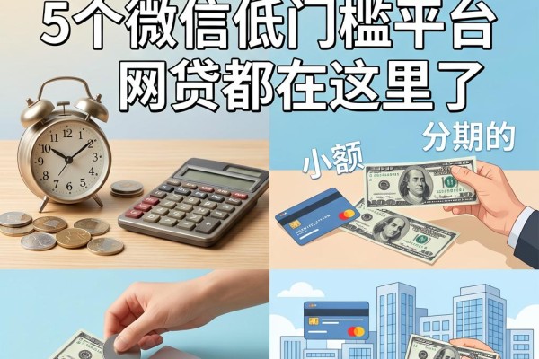2026年最新盘点:5个微信低门槛平台,小额分期必下的网贷都在这里了