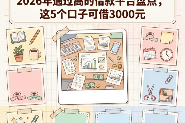 50岁以上必看!2026年通过率超高的借款平台盘点,这5个口子可借3000元