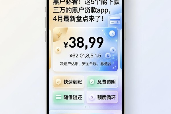 黑户必看！这5个能下款三万的黑户贷款app，4月最新盘点来了