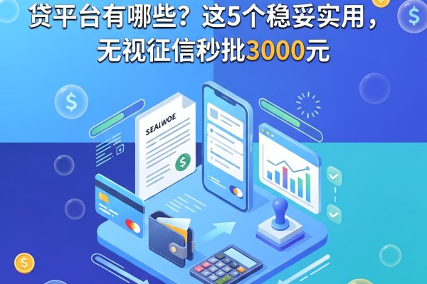 黑户必看!一万元秒下款的网贷平台有哪些?这5个稳妥实用,无视征信秒批3000元