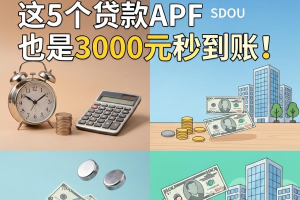支付宝借款容易过的?这5个贷款APP也是3000元秒到账!