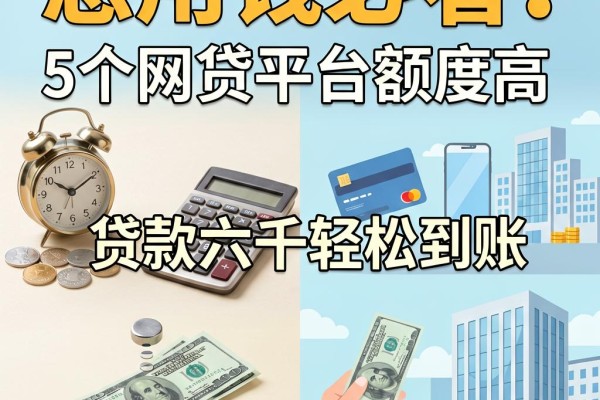 急用钱必看！这5个网贷平台额度高，贷款六千轻松到账