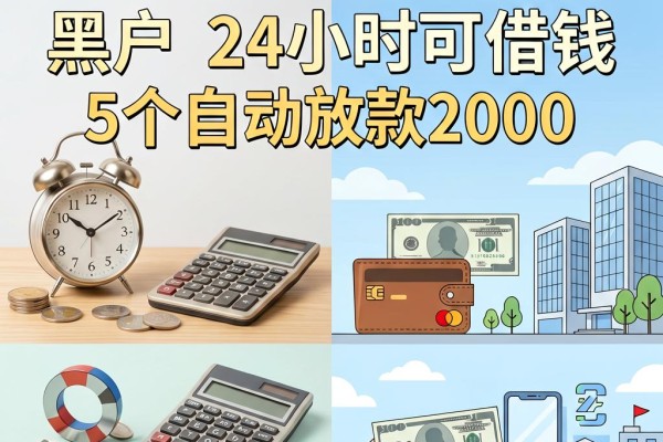 速览!2026真实用户亲测:黑户手机24小时可借钱,盘点5个自动放款2000的贷款软件