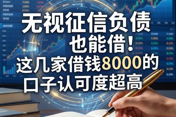 无视征信负债也能借!这几家借钱8000的口子认可度超高