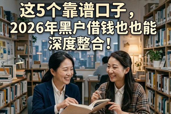 微信上的小额贷款有这5个靠谱口子，2026年黑户借钱也能深度整合！