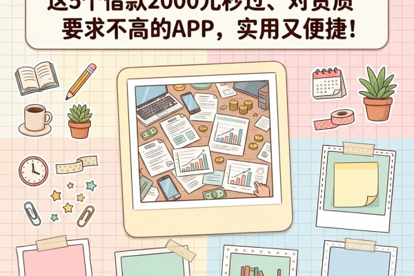 500块贷款平台推荐!这5个借款2000元秒过、对资质要求不高的APP,实用又便捷