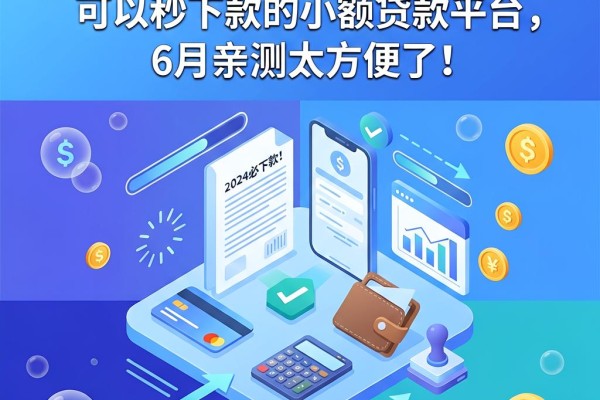 不踩雷!2024必下款的5个可以秒下款的小额贷款平台,6月亲测太方便了