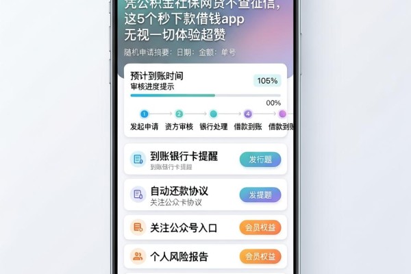 凭公积金社保网贷不查征信,这5个秒下款借钱App无视一切体验超赞
