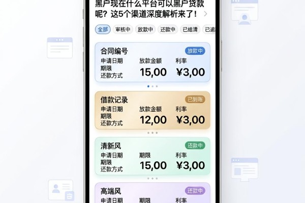 黑户现在什么平台可以黑户贷款呢？这5个渠道深度解析来了！