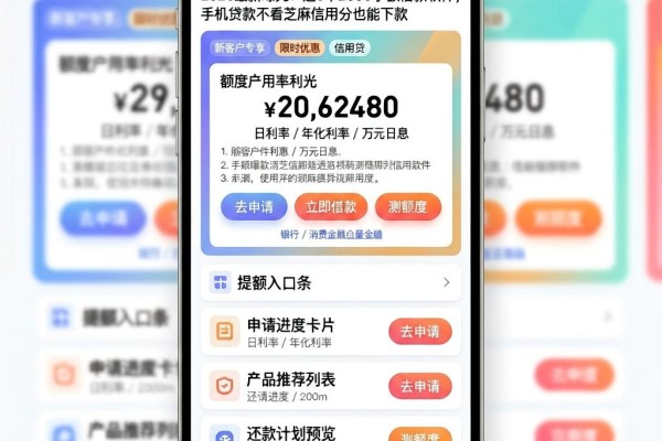 2026最新曝光!这5个2500小额借款软件,手机贷款不看芝麻信用分也能下款