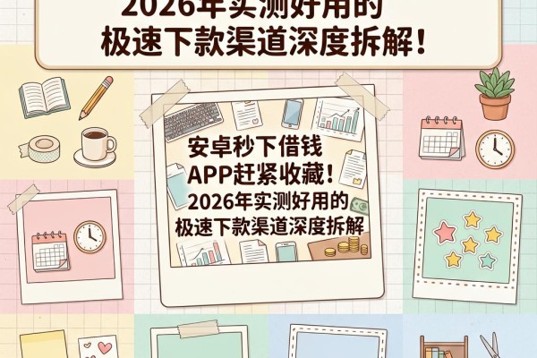安卓秒下借钱APP赶紧收藏!2026年实测好用的极速下款渠道深度拆解