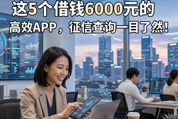 20元贷款会上征信吗？这5个借钱6000元的高效APP，征信查询一目了然！