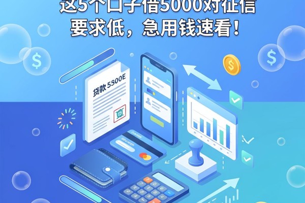 不看征信不看查询的贷款大盘点！这5个口子借5000对征信要求低，急用钱速看