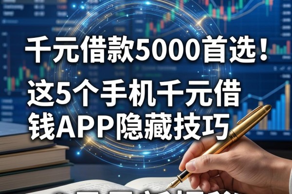 千元借款5000首选!这5个手机千元借钱APP隐藏技巧,3月最新揭秘
