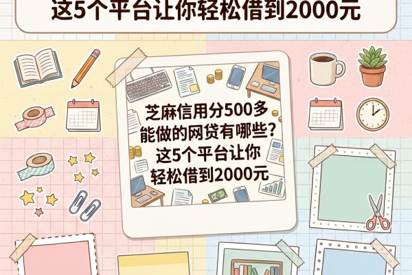 芝麻信用分500多能做的网贷有哪些?这5个平台让你轻松借到2000元