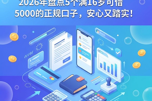 满十六岁可以贷款吗？2026年盘点5个满16岁可借5000的正规口子，安心又踏实
