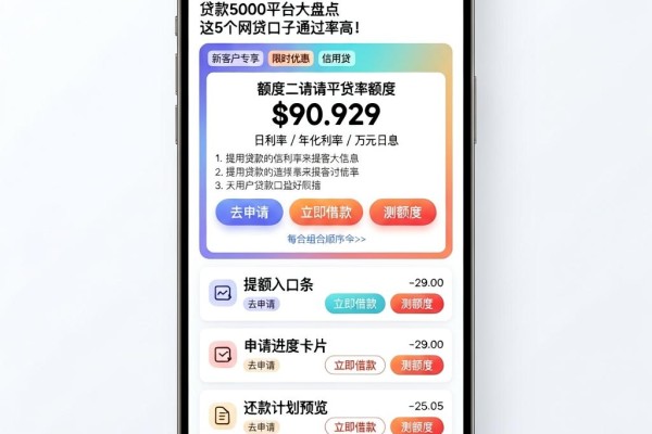秒批5000元!2026年门槛低的急速贷款5000平台大盘点,这5个网贷口子通过率高!