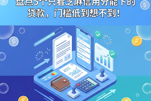 2026新手必看!盘点5个只看芝麻信用分能下的贷款,门槛低到想不到