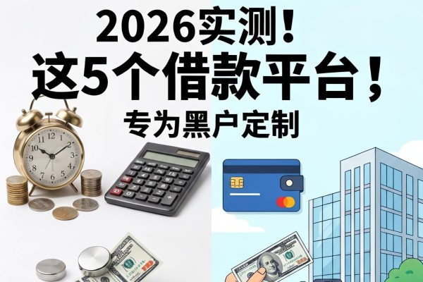 20岁黑户必看!2026实测这5个借款平台,专为黑户定制、简便周转还靠谱