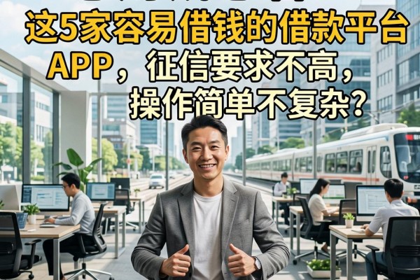 急用钱必看!这5家容易借钱的借款平台APP,征信要求不高、操作简单不复杂