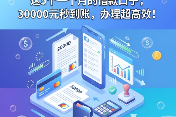 2026年最新内部消息!这5个一个月的借款口子,30000元秒到账,办理超高效!