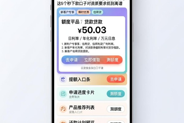 2026新手必看!网贷平台都哪些平台好?这5个秒下款口子对资质要求低到离谱