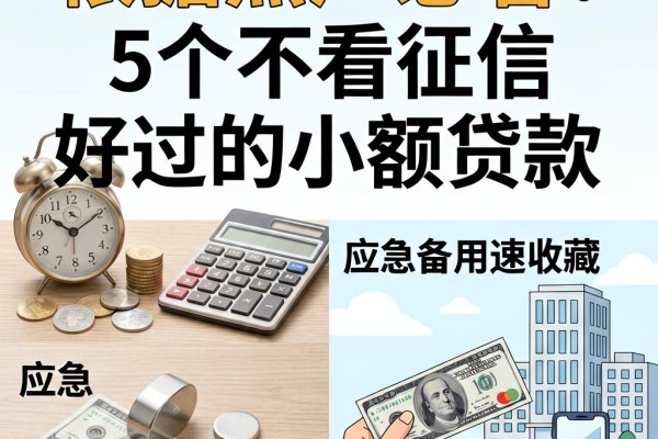 黑户必看！这5个不看征信好过的小额贷款，应急备用速收藏