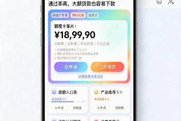 黑户必看！这5个借钱软件3000额度通过率高，大额贷款也容易下款