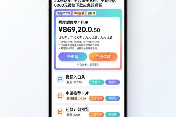 未成年也能用的借款软件合集!2026这5个平台审核宽松、不看征信,6000元微信下款应急超顺畅