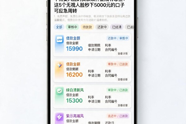 不需要人脸的贷款软件正规有哪些?这5个无视人脸秒下5000元的口子可应急周转