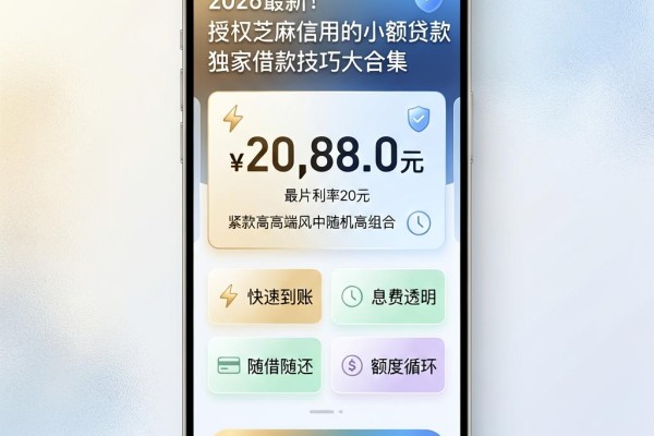 2026最新！授权芝麻信用的小额贷款独家借款技巧大合集