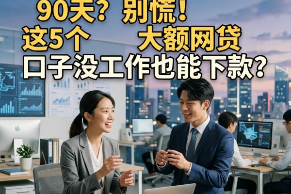 征信有个逾期未超过90天?别慌!这5个大额网贷口子没工作也能下款