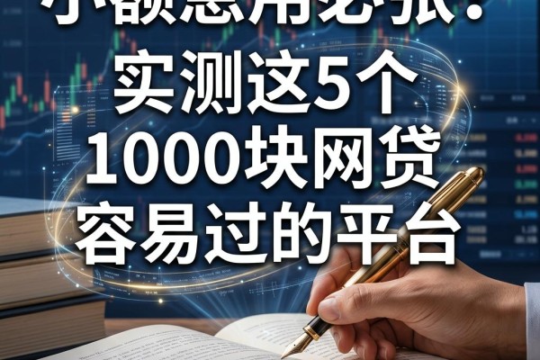小额急用必看！实测这5个1000块网贷容易过的平台，5000借款口子也一并盘点