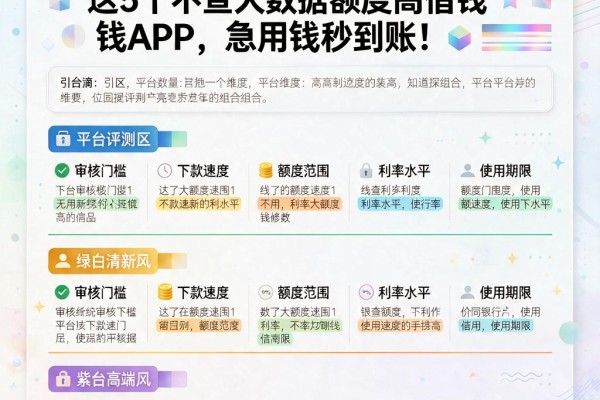 2026无视征信必下款!这5个不查大数据额度高借钱APP,急用钱秒到账