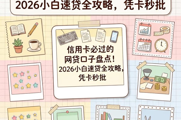 信用卡必过的网贷口子盘点!2026小白速贷全攻略,凭卡秒批