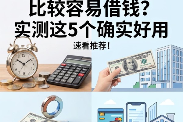 黑户哪个app比较容易借钱？实测这5个确实好用，速看推荐！