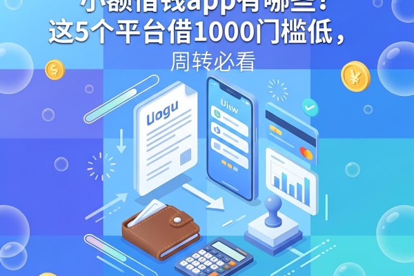 年龄无限制的小额借钱app有哪些?这5个平台借1000门槛低,周转必看