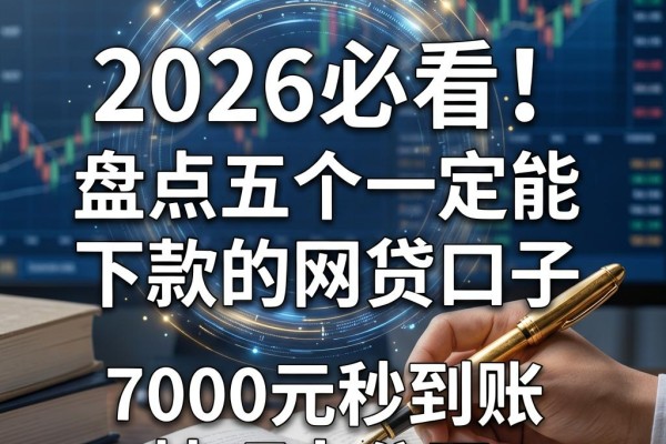 2026必看!盘点五个一定能下款的网贷口子,7000元秒到账技巧大公开