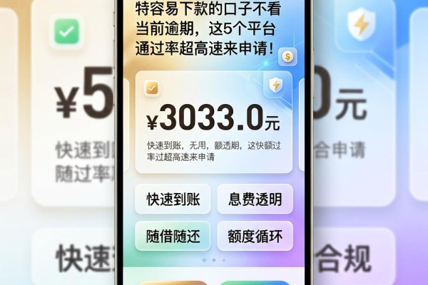 特容易下款的口子不看当前逾期,这5个平台通过率超高速来申请!