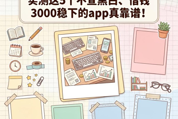 无视黑白必下款真的下吗？实测这5个不查黑白、借钱3000稳下的App真靠谱
