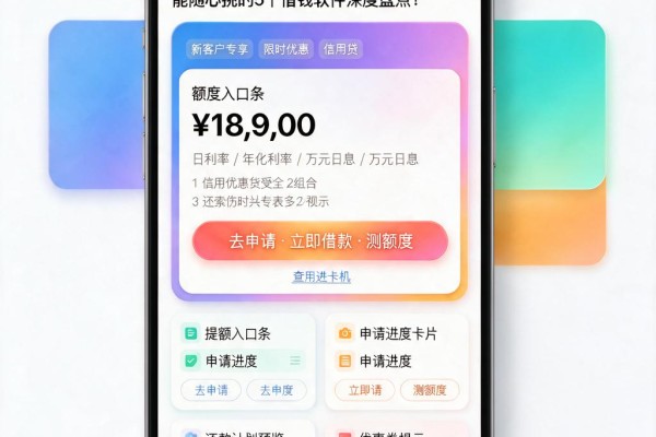 包下款的平台有哪些?2026到账快还能随心挑的5个借钱软件深度盘点!